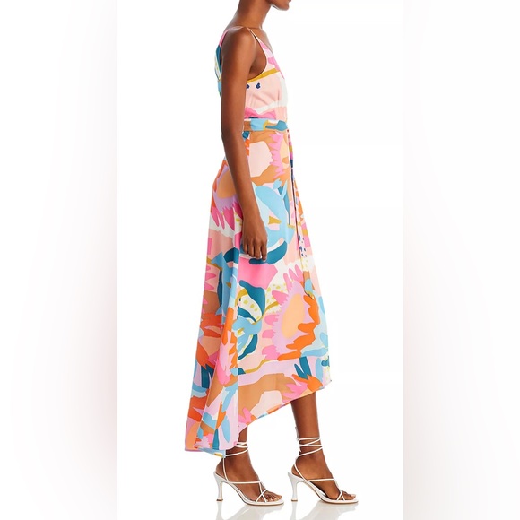 AQUA Floral Print Maxi Dress - Picture 4 of 6